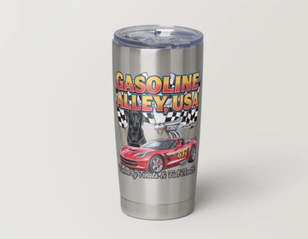 Insulated Tumbler “Fueled By Treats & Full Throttle” Collection